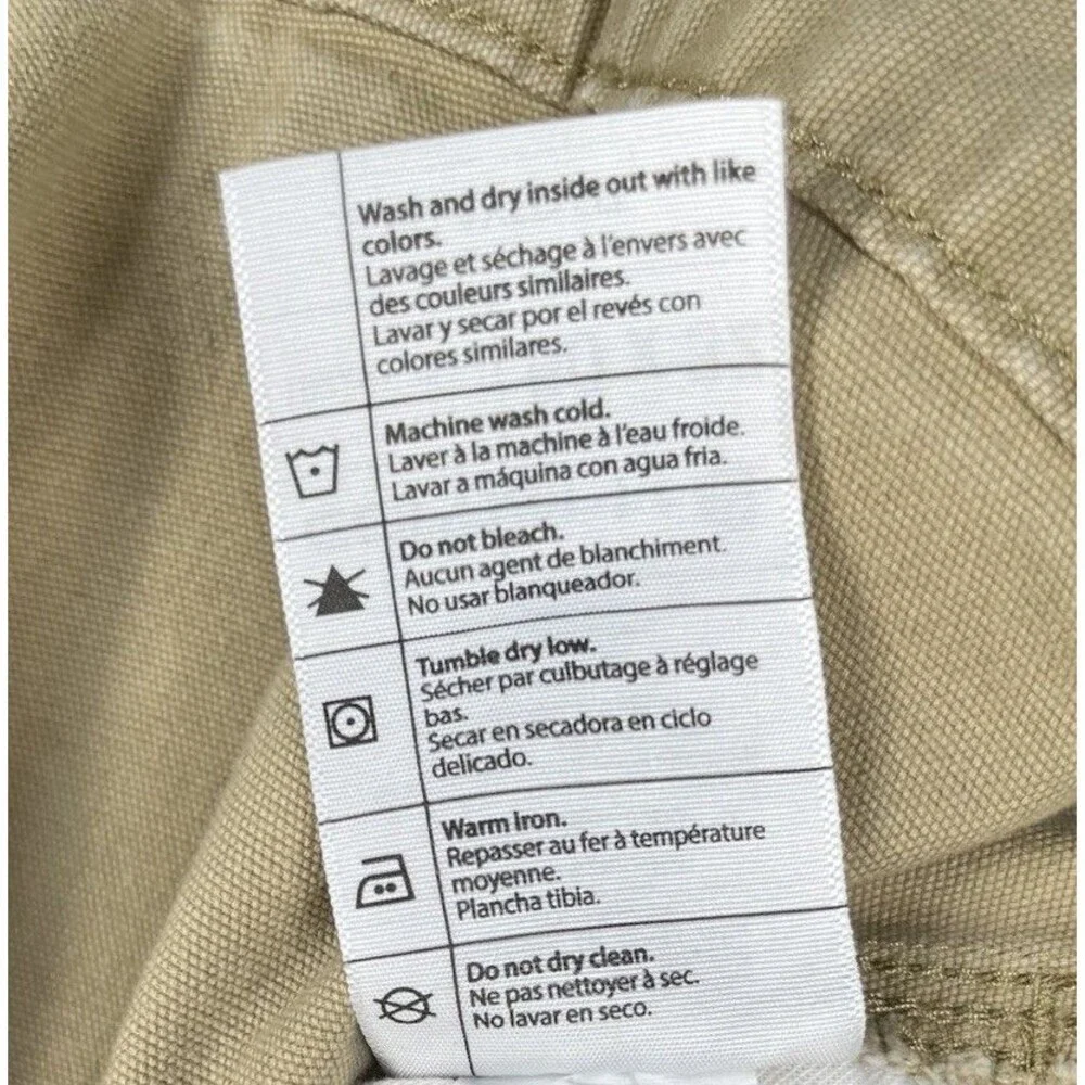 Carhartt Men’s Pants 50x32 Rugged Flex Relaxed Fit Pockets Khaki 13